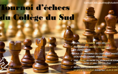 Tournoi d&rsquo;échecs