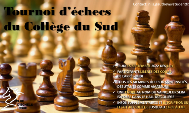 Tournoi d&rsquo;échecs